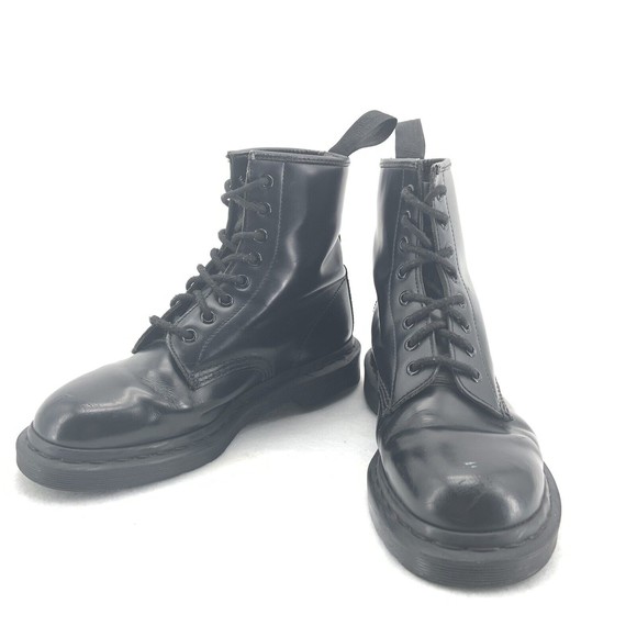 Dr. Martens | Shoes | Dr Martens Unisex Womens 8 46 Boots Mono Smooth  Leather Lace Up 8 Hole Eur 39 | Poshmark